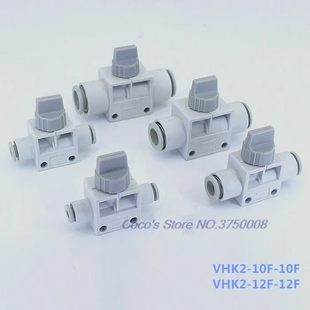 

5 PCS VHK2-10F-10F/VHK2-12F-12F Fittings Valve Manual Switch Valve Adjust One-touch Fitting Pneumatic Components SMC TYPE