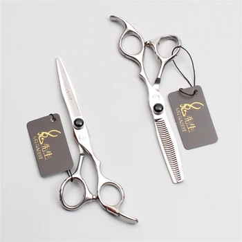 

6" 17.5cm Japan 440C Mr Rabbit Haircut Professional Hairdressier's Scissors Cutting Shears Thinning Scissors Styling Tool M9009