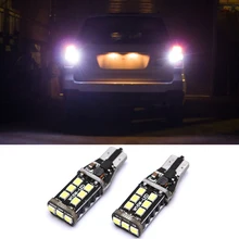 Комплект из 2 предметов, с can-bus 2835 SMD T15 W16W Автомобильный светодиодный задние габаритные огоньки свет Авто Обратный лампа для Subaru XV Forester 2013- Outback