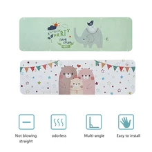 Универсальная регулируемая крышка для кондиционера лобовое стекло кондиционер перегородка щит ветровой направляющий месяц прямой анти-Ветер щит