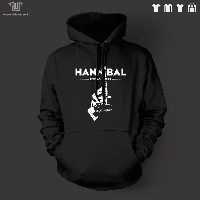 Hannibal feed your fear orignal design male men pullover
