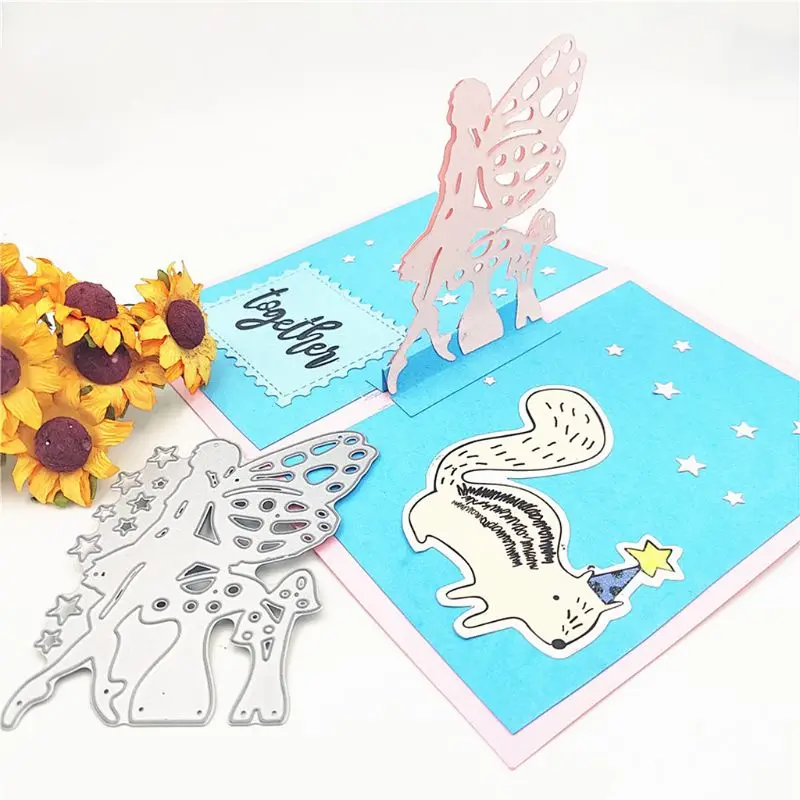 

Mushroom Girl Carbon Steel Cutting Die Embossing Stencil Template Mold DIY Paper Art Handcraft Scrapbook Bookmark Card Decor