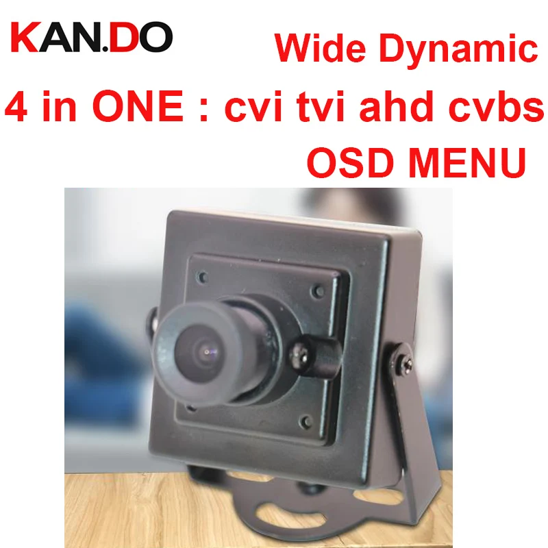 

wide dynamic 1.0mp 4in one AHD CVI TVI CVBS camera mini ahd camera OSD menu cvi camera tvi cctv monitor auto background lighting