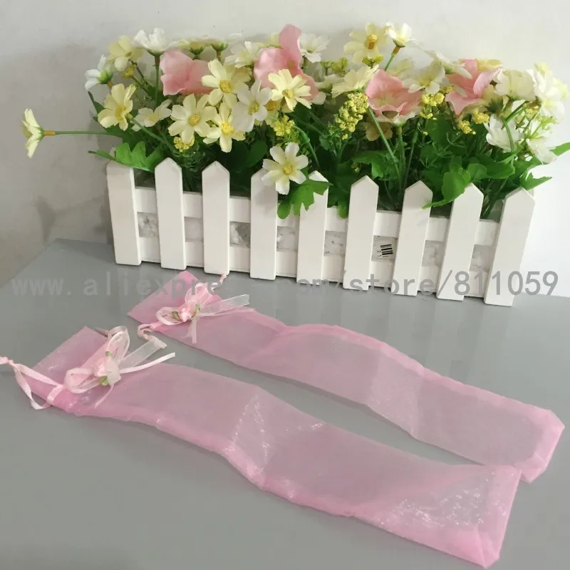 Бесплатная доставка 100 шт./лот розовый цвет мешочек из органзы Подарочная сумка