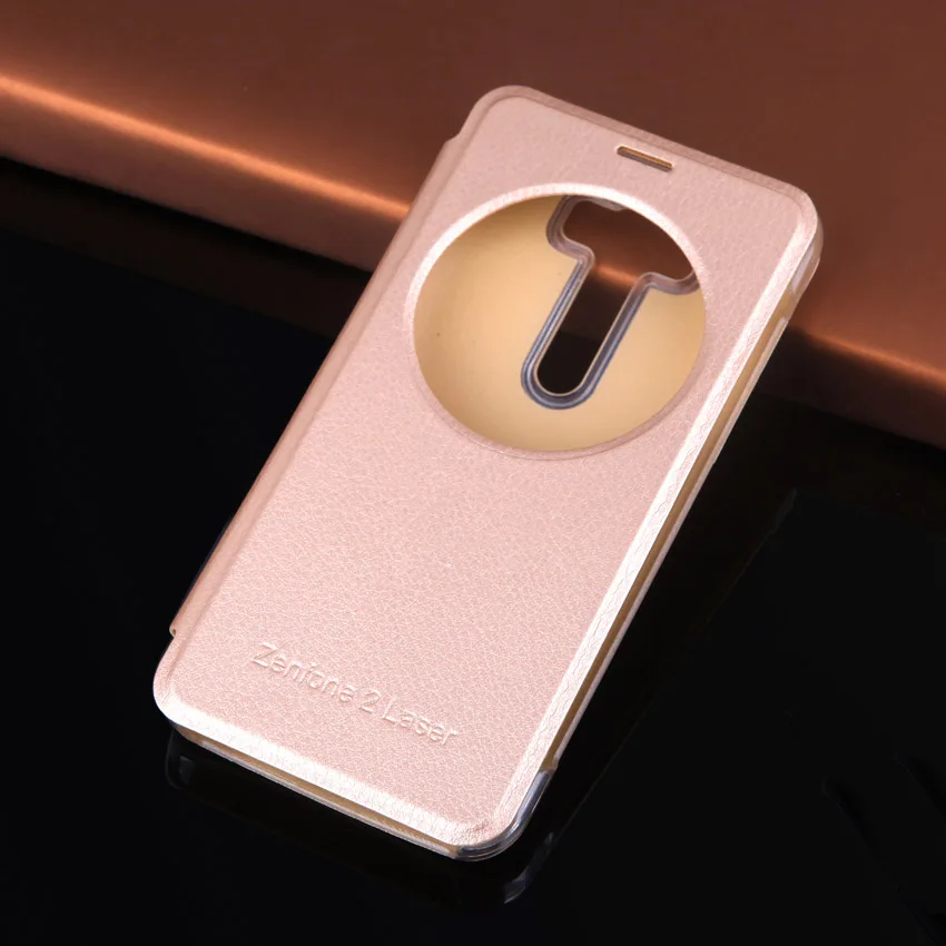 Кожаный чехол для телефона Asus Zenfone 2 3 Laser Zenfone2 Zenfone3 ZE500KL ZE550KL ZC551KL ZE500 ZE550 KL Smart View|leather