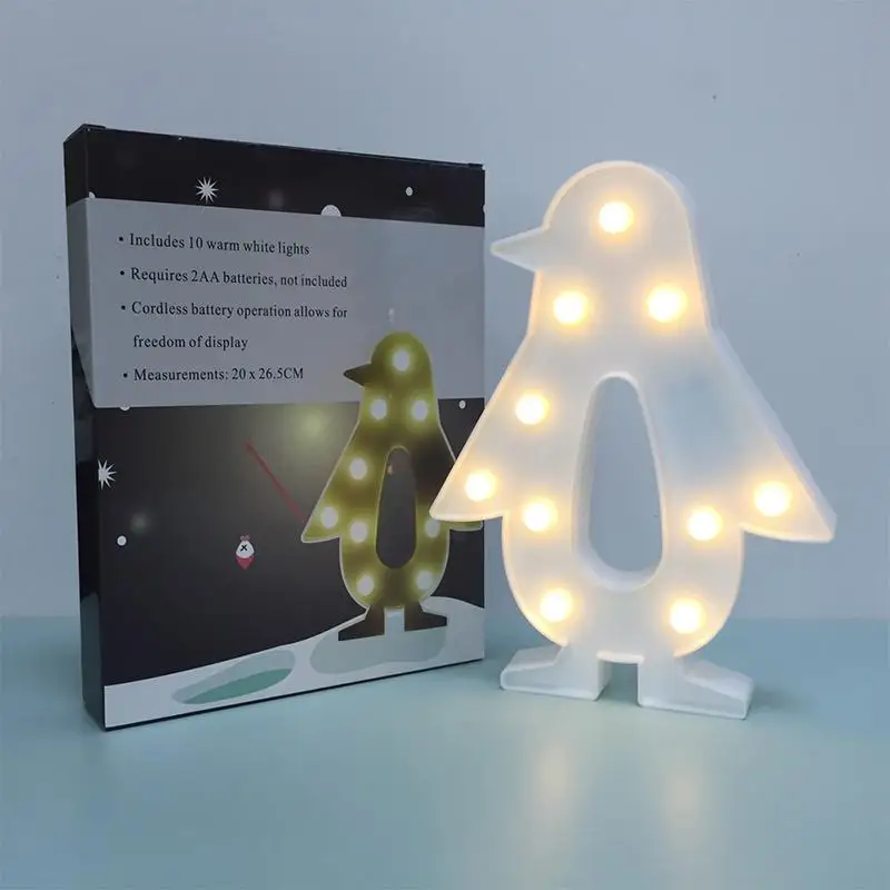 LumiParty светодиодный ночник светильник милый декоративный пингвина для спальни
