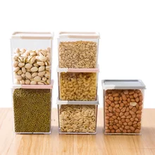 Кухня герметичная Емкость пластиковый для хранения еды коробка зерна сушеные фрукты печенье банка бак для хранения