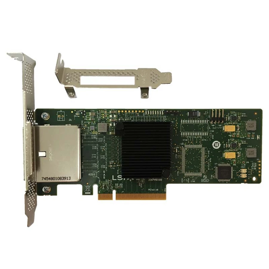 Eastforfuy Avago LSI SAS 9200 8E LSI00188 Новый 8 портовый HBA JBOD SFF8088 Mini SAS 6Gb PCI E 2,0 X8 карта контроллера|Серверы| - AliExpress