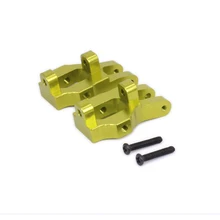 2PCS C-Hub Carrier Front Hub Carrier Upright Set For Rc Hobby Model Car 1-12 Wltoys 12428 12423 0006 Machined Upgraded Parts