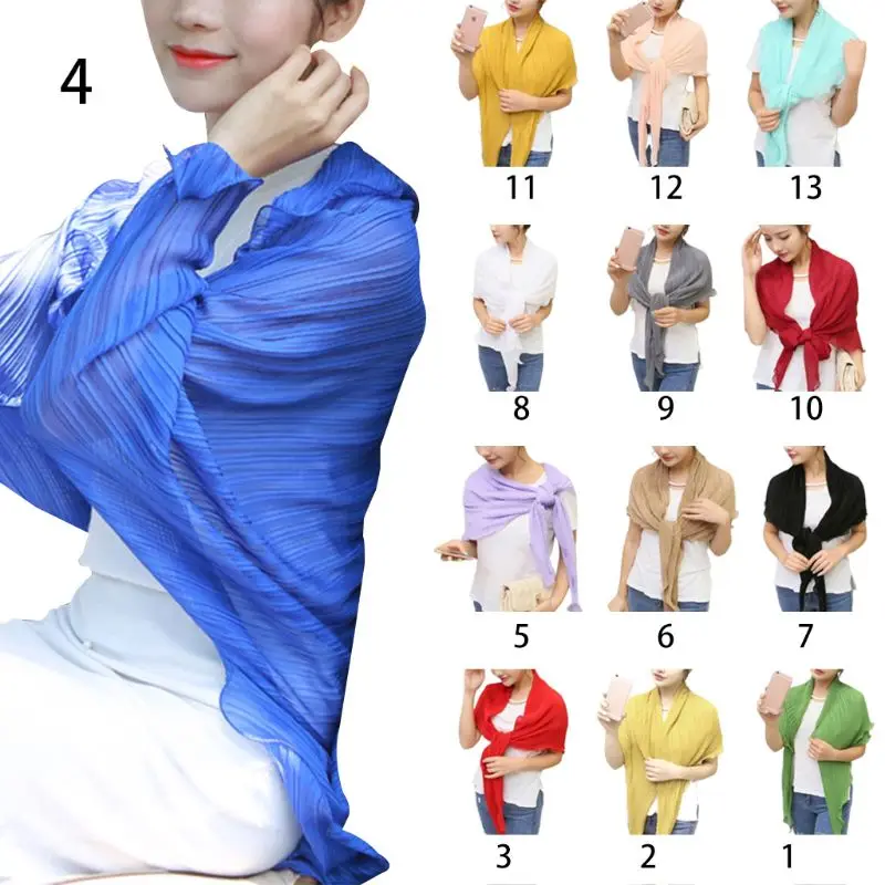 

Womens Drape Chiffon Long Batwing Sleeves Cardigan Open Front Sweet Candy Color Swimsuit Cover Up Asymmetric Pleated Ruffles Sha