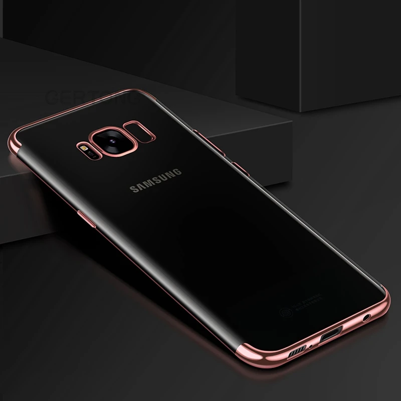 

Plating TPU Soft Back Case For Samsung Galaxy J5 J7 Prime 2016 A7 A5 2017 Note 9 8 S8 S9 Plus A6 A8 2018 Transparent Thin Cover
