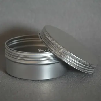 

180g aluminum jar, 180 gram metal cream jar, 6 oz silver aluminum tin, 180g metal cosmetic container