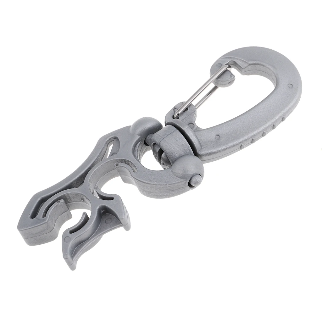 Protable Scuba Diving Snorkeling Regulator Octopus Hose Holder Retainer with Snap Clip Gear Accessories