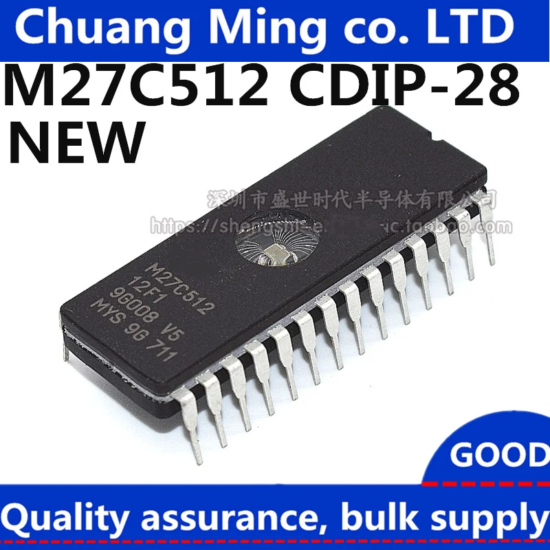 Бесплатная Доставка 5 10 шт в упаковке новая ST M27C512 12F1 10F1 27C512 DIP 28 EPROM IC