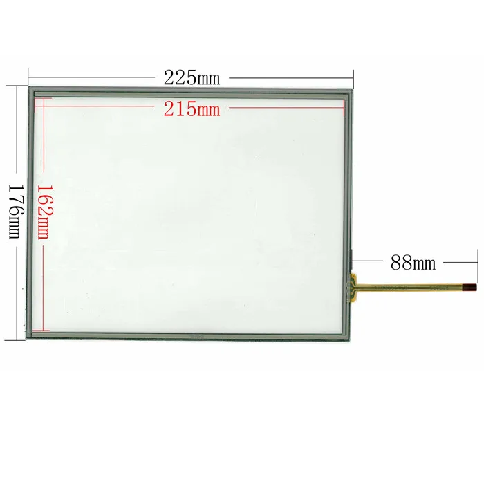 10 4 дюйма провода для LQ104V1DG52/51 G104SN03 V.1 AMT 9509 AMT9509 225*173 мм резистивный сенсорный экран