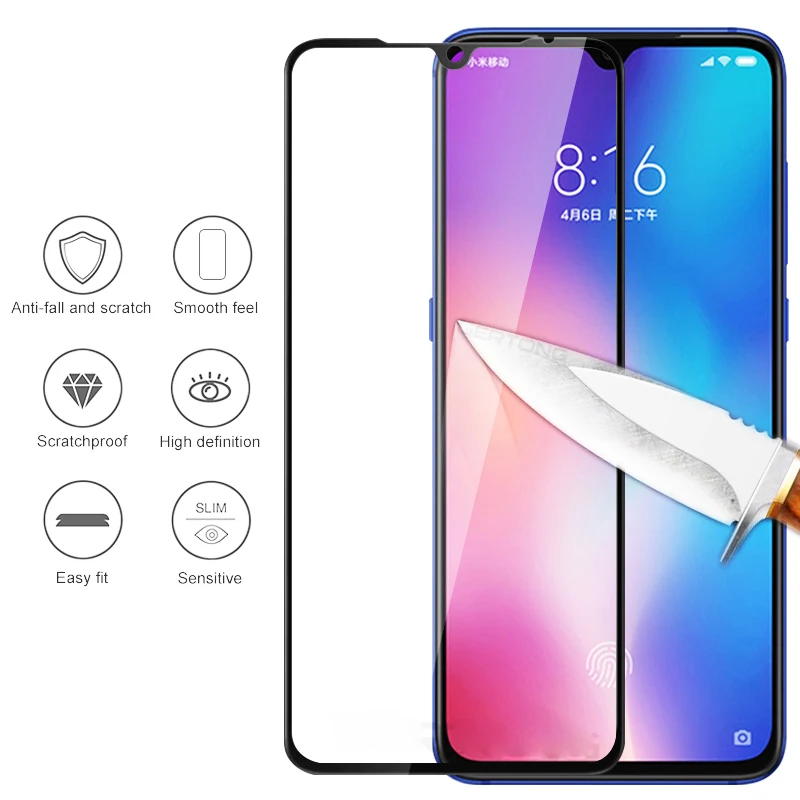 

tempred glas full gule for xiaomi 9 protective glass for xiaomi mi 9 se mi9 9se tremp glas on xiomi mi9se screen protector film