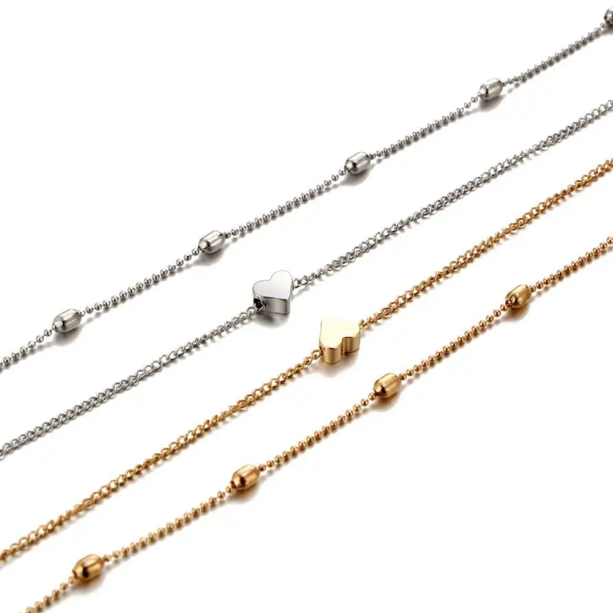 Женское многослойное колье чокер ожерелье с кулоном в виде сердца Потрясающие