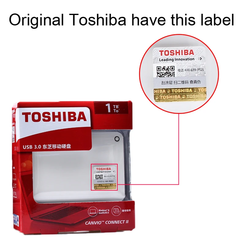 TOSHIBA Canvio внешний жесткий диск 1 ТБ 2 ТБ HDD 2,5 "USB 3,0 жесткий диск HD экстерно жесткий диск диско Дуро экстерно для ноутбука