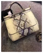 25CM small crocodile leather fashion lady handbag shoulder bag leather handbag