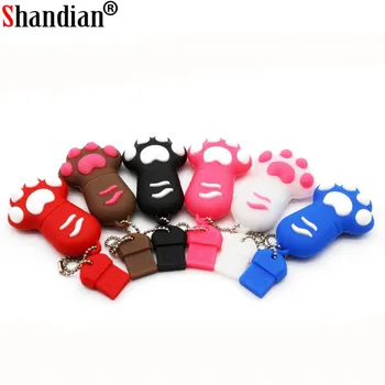 

SHANDIAN promotion Cat claw usb flash drive USB 2.0 memory stick pen drive 4GB u disk 8GB pendrive 16GB 32GB 64GB