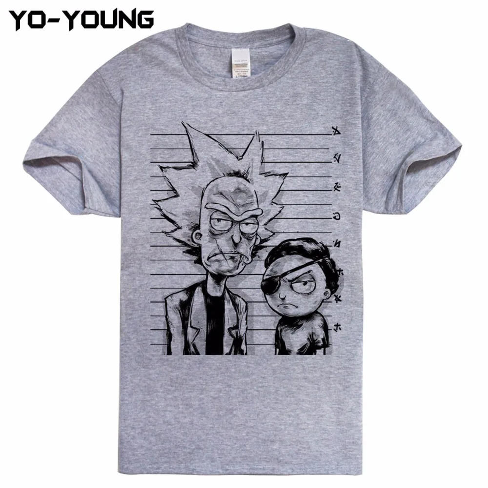 rick and morty graphic tee