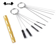 Набор инструментов для ремонта аэрографа, 11 шт. игольчатая щетка из нержавеющей стали