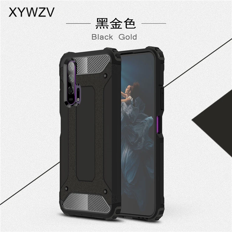 

For Huawei Honor 20 Pro Case Soft TPU Silicone Armor Rubber Hard PC Phone Case For Huawei Honor 20 Pro Cover For Honor 20 Pro