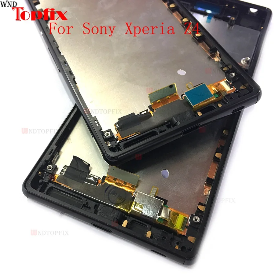 For Sony Xperia Z3 Plus Z4 E6553 5.2Inch LCD Display Touch Screen Digitizer With Frame LCD Assembly Replacement For Sony Z4     (3)