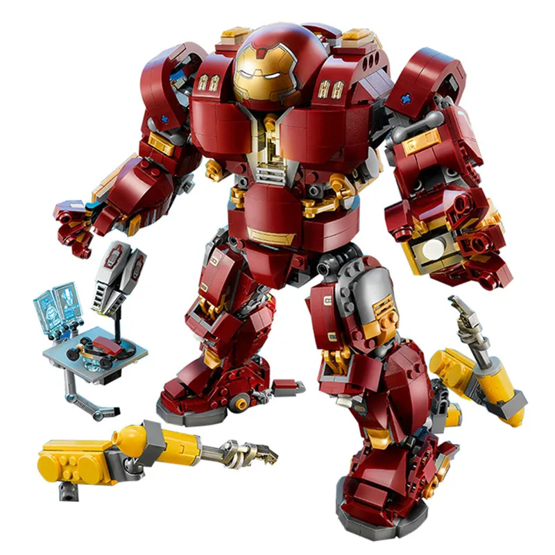 1527pcs Diy Super Heroes Iron Man Anti Hulk Mech Model Building Blocks Compatible With Legoingly Bricks Toys For Children Gifts 1527pcs Diy Super Heroes Iron Man Anti Hulk Mech Model Building Blocks Compatible With Legoingly Bricks Toys For Children Gifts