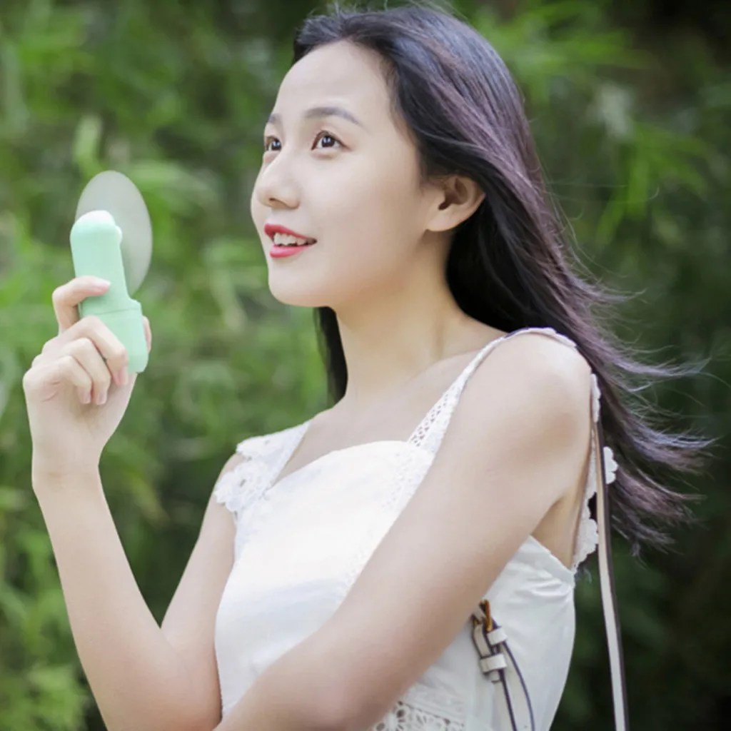Portable Mini USB Fan Foldable Air Conditioning Fans Hand Held Cooling Rechargeable battery not includeAir Cooler | Дом и сад