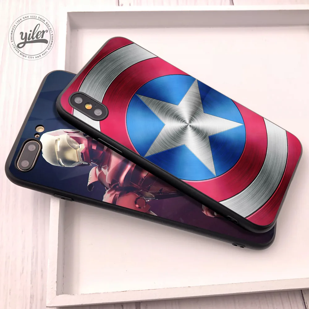 

Captain America Coque for iPhone XS Max Case for iPhone 7 Plus Case for iPhone XR Cases for iPhone 5 5S SE 6 6S 7 8 Plus X XS 6