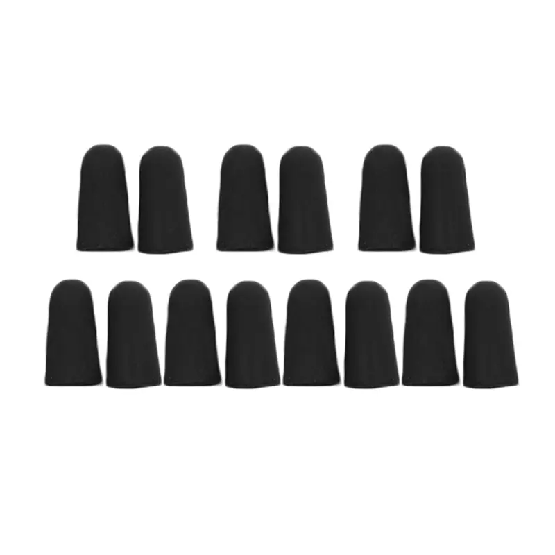 

10 Pair Comfortable Black Hearing Protection Ear Plugs Anti Noise Sponge Foam Ear Plugs Snore Earplug 25*14mm