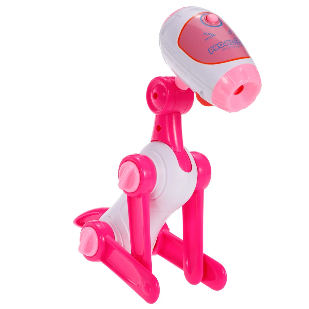 Проектор Игрушки для рисования робот собака модели регулируемый действие форме дети Игрушки для рисования проецируется на Бумага детский подарок