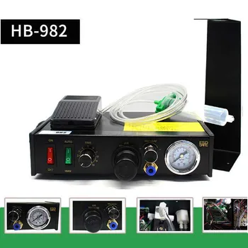 

Semi-automatic 982 LCD Glue Filling Dispensing Machine Fluid Dripping Dispenser Desktop Epoxy Resin plastic printed machine