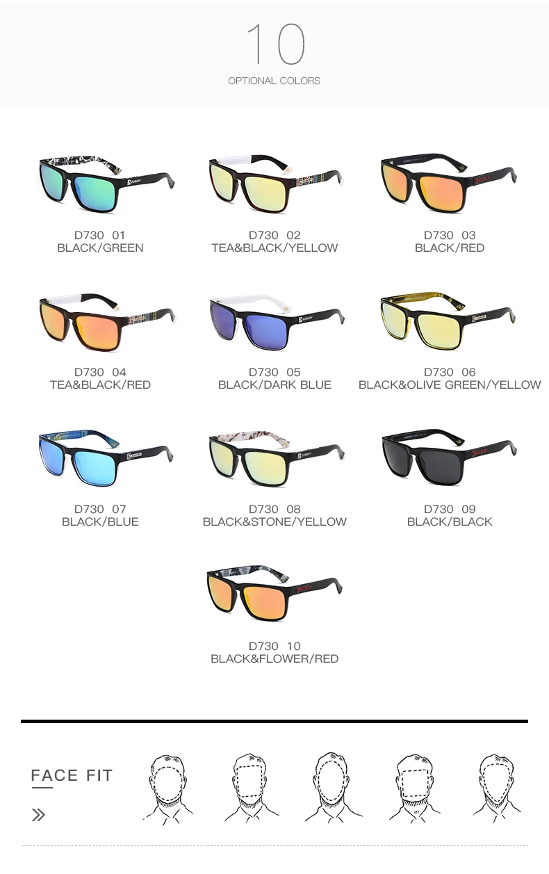 DUBERY, поляризационные солнцезащитные очки, мужские, для вождения, солнцезащитные очки для мужчин, высокое качество, Ретро стиль, роскошные, брендовые, дизайнерские, на молнии, 730
