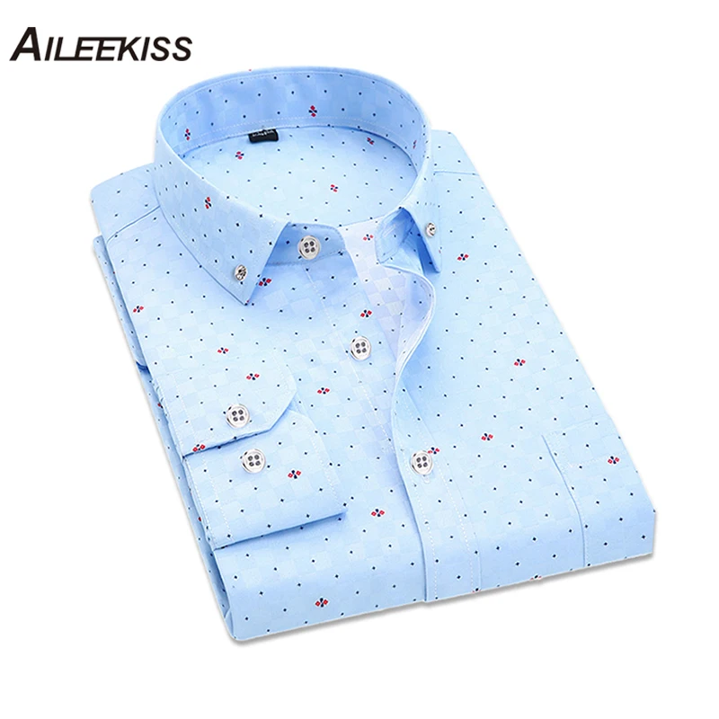 2019 قميص العلامة التجارية جديد وصول الربيع الذكور المطبوعة عارضة قميص أوم اللباس قمصان طويلة الأكمام صالح سليم 4XL ملابس رجالي XT609 2019 قميص العلامة التجارية جديد وصول الربيع الذكور المطبوعة عارضة قميص أوم اللباس قمصان طويلة الأكمام صالح سليم 4XL ملابس رجالي XT609