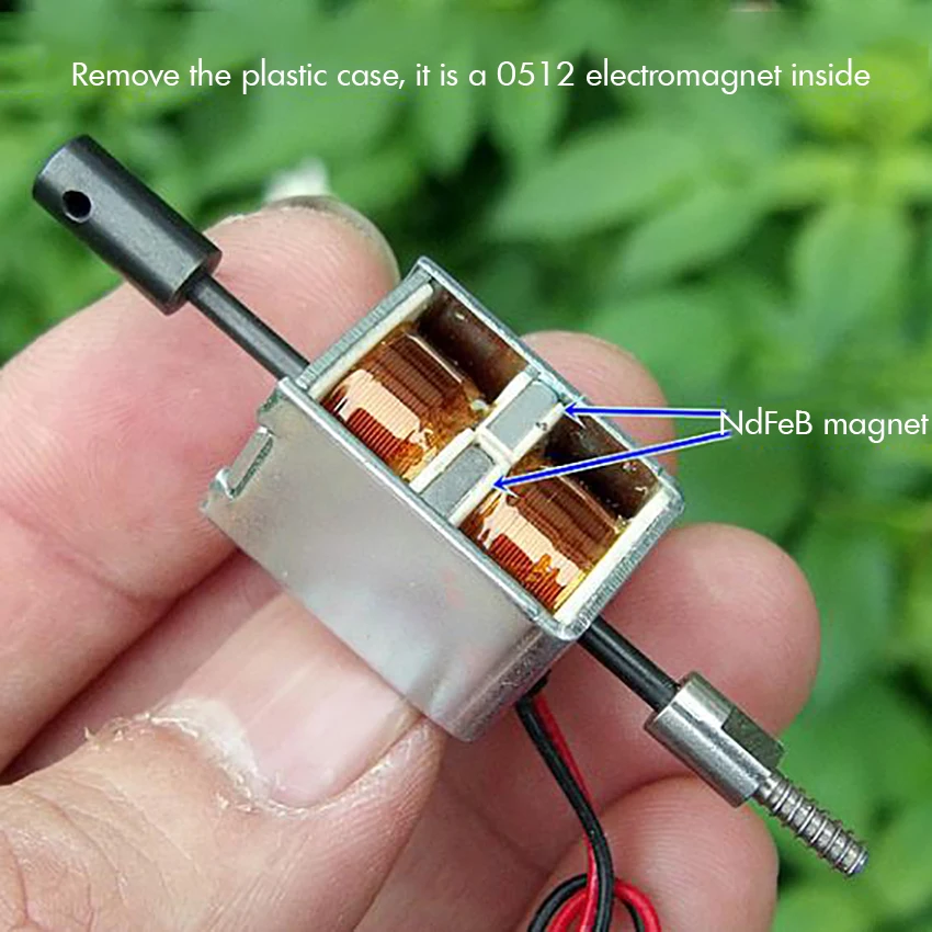 Самоудерживающийся(двусторонний) Электромагнит постоянного тока 12 В нажимной Электромагнит для DIY Автоматизация оборудования ход 5 мм
