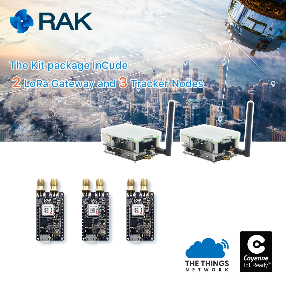 Набор для решения IoT LoRaWAN система слежения узлов модуль шлюза Lora с GPS антенной