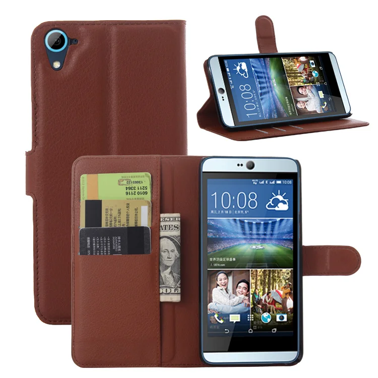Чехол для HTC Desire 826 D826 728 728G кожаный чехол бумажник с откидной крышкой Dual Sim ТПУ