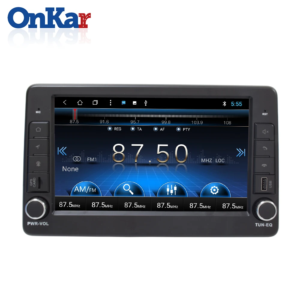 Discount ONKAR 1 din android auto radio for Renault Arkana 2019 with android 8.1 support original steering wheel control with USB SD port 2