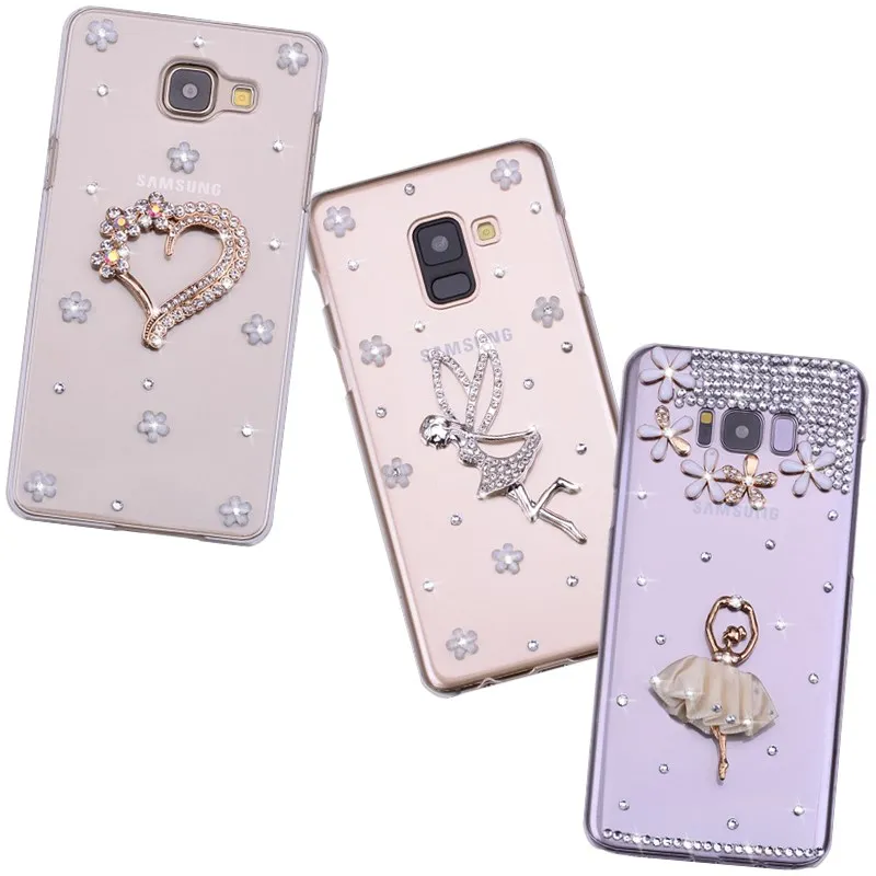 

High Quality Smart Phone Bumper Case Diamond Bling for Samsung Galaxy M10 M20 M30 S10E S10 PLUS S9 S8 S7 EDGE S6 Phone Cover