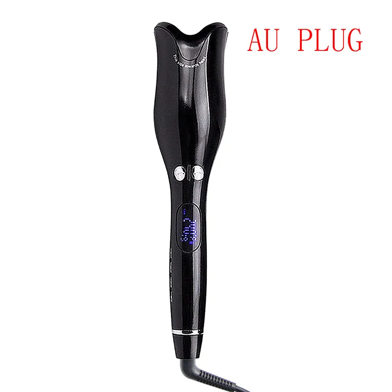 AU PLUG Прямая поставка, автоматическая Плойка для завивки волос, палочка для завивки волос, 1 дюйм, вращающаяся керамическая палочка для завивки волос, волшебная палочка для завивки волос, салон - Цвет: AU PLUG