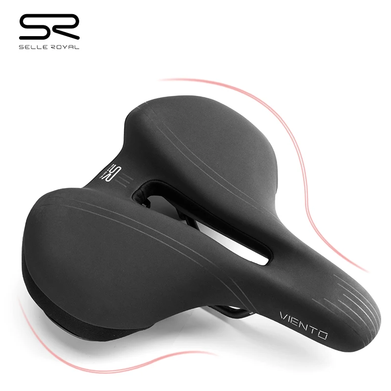 SELLE ROYAL велосипедное седло для велосипедного седла, дышащая водонепроницаемая Мягкая силиконовая подушка из искусственной кожи, велосипедное седло MTB для мужчин и женщин