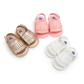 

Fashion Infant Baby Boy Girl Soft Sole Sandals Toddler Shoes Summer Cute Casual Tassel Sandals 2019 New Baby Shoes