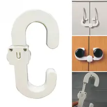 Кухонный шкафчик, сервант замок слайда ребенка Детские Дверные ручки Безопасный Скользящий замок безопасная мебель защитный замок