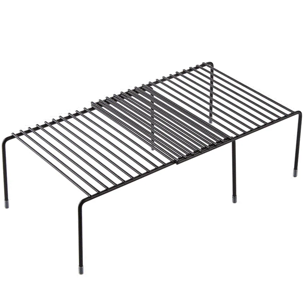 

Cupboard Organizer Shelf Accessories Desk Storage Rack Freestanding Sink Dish Holder Iron Foldable Coffee Cups Kitchen Utensil