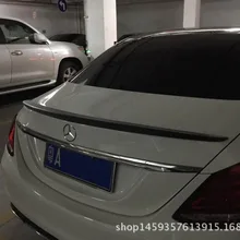 Подходит для Mercedes-Benz w205 c180l c200l c260l w205 ABS задний спойлер заднего крыла