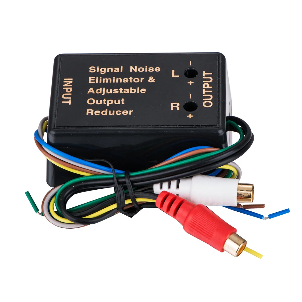 2 Channel HI / LOW Level Converter High Level Speaker Output to RCA