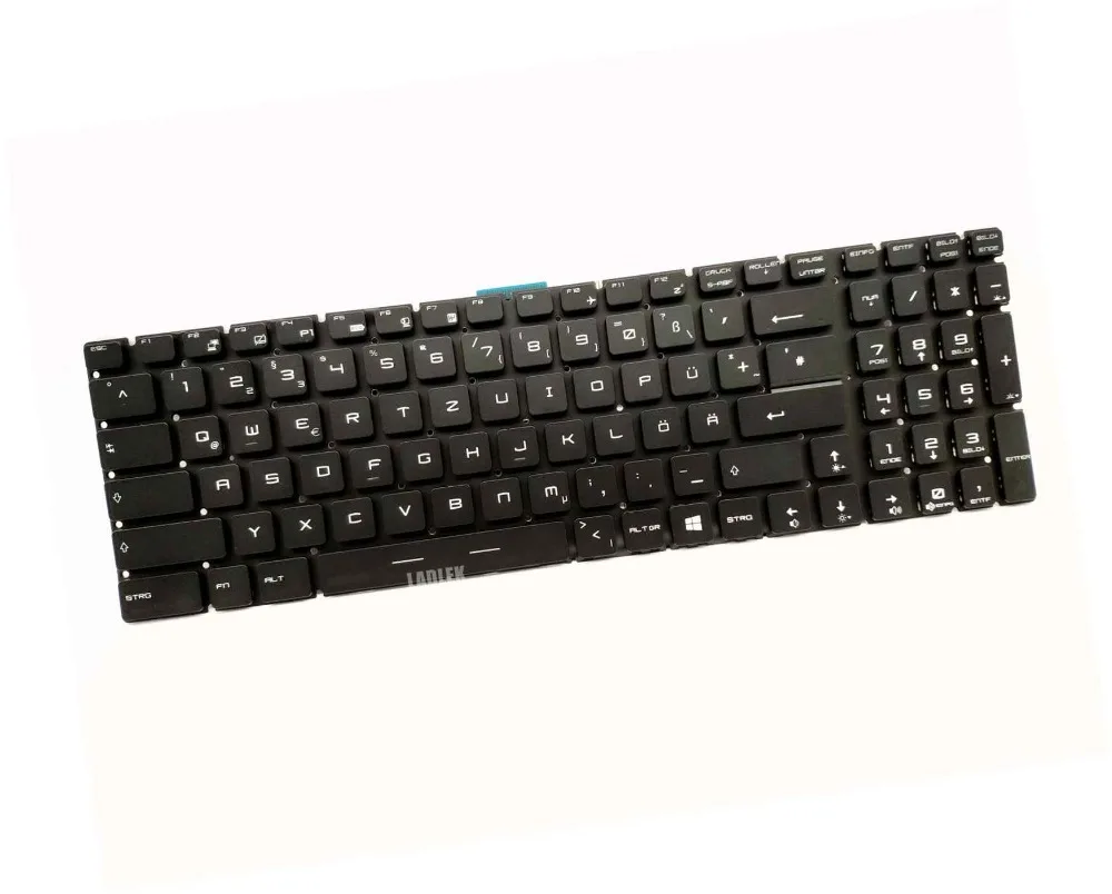 Немецкая клавиатура с подсветкой для MSI Gaming GT72 Dragon Edition/Dominator Pro/Pro | Компьютеры и