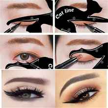 25 % 2Pcs/Set New Cat Line Eye Makeup Eyeliner Stencils Templates Makeup Tools Kits For Eye smrp